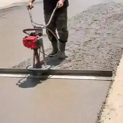 أرضيات خرسانية مصقولة بالهليكوبتر